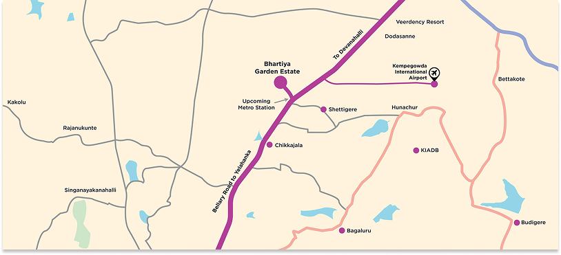 Nikoo Garden Estate location map